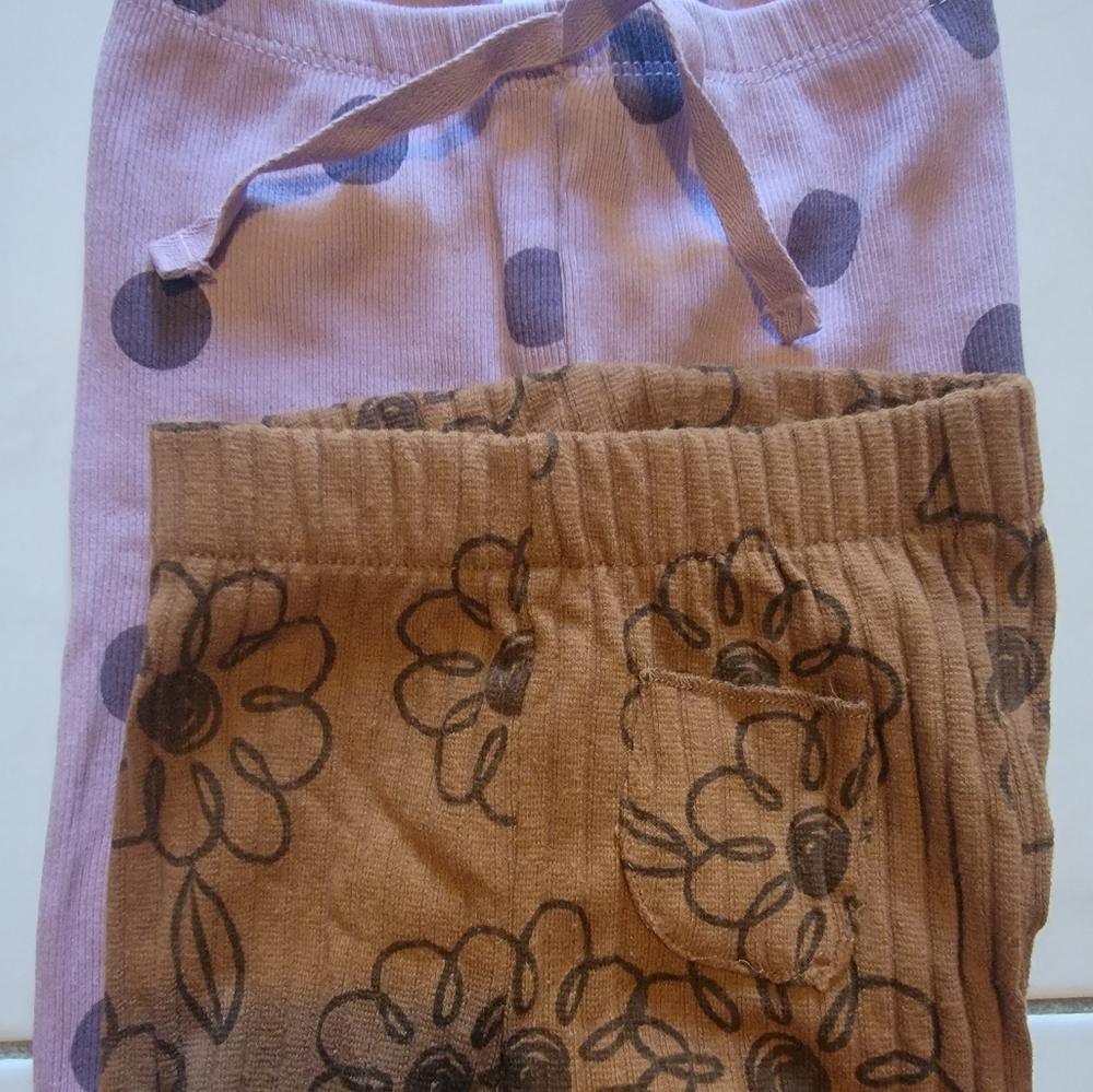 Zara kids long Zara set,size 4-5,brown,lavender